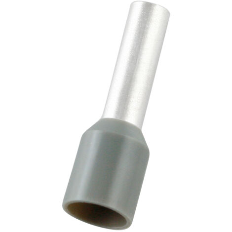 Embout de câblage RS PRO, 4mm², Gris, longueur 10mm