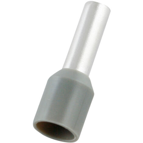 Embout de câblage RS PRO, 4mm², Gris, longueur 9mm