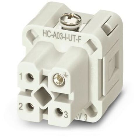 Embout de connecteur Phoenix Contact, 3 contacts , 24A, Femelle ( Prix pour 1 )