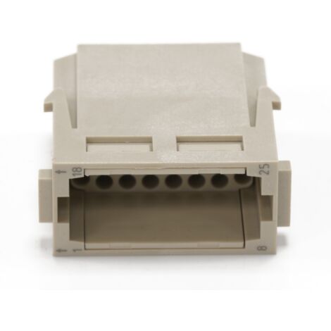 Embout de connecteur RS PRO, 25 contacts , 4A, Mâle ( Prix pour 1 )