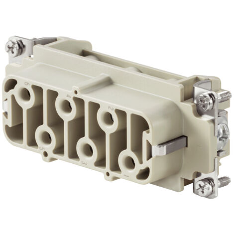 Embout de connecteur Weidmuller série HSB, 6 contacts , 35A, Femelle ( Prix pour 1 )