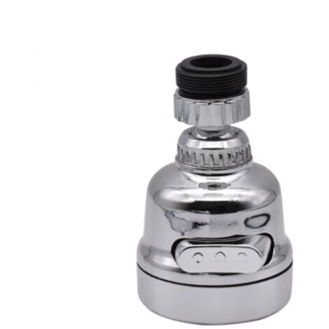 Embout de cuisine Venteo - Super Jetto - Aérateur de robinet - Embout robinet universel de cuisine avec rotation 360 - Economiseur d'eau - Avec 2 modes d'écoulement - Jet puissant/perle