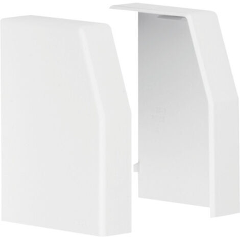 Embout de fermeture beha-set droit-gauche pour RK110 RAL 9010 blanc paloma HAGER L22369010