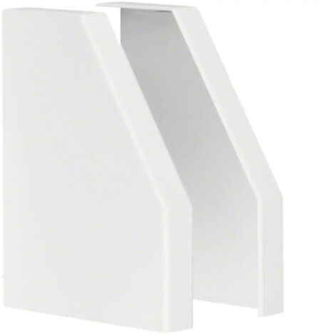 Embout de fermeture beha-set droit-gauche pour RK190 RAL 9010 blanc paloma HAGER L22399010