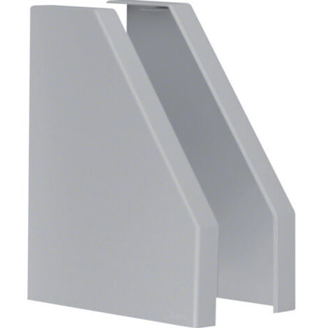Embout de fermeture beha-set droit-gauche pour RK230 RAL 7030 gris HAGER L23207030