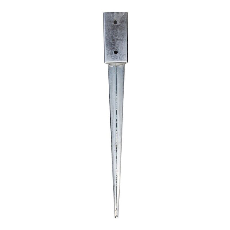 Iperbriko - Embout de fixation en métal, 71x71 mm, support et support de poteau