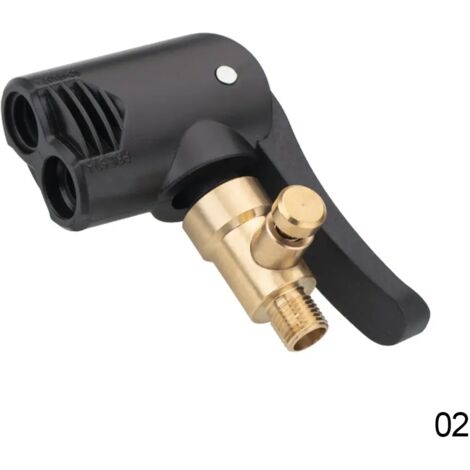 Embout de gonflage pneumatique pour pneus de voiture, raccord de valve à clip, adaptateur en laiton pour voiture, valve de roue de 8 mm, pompe de gonflage universelle01867-AquaForge