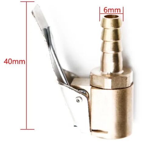 Embout de gonflage pour pompe à voiture, adaptateur de valve de pneu, valve de gonflage de pneu, collier de serrage, accessoire adaptateur, type collier, conversion d'embout