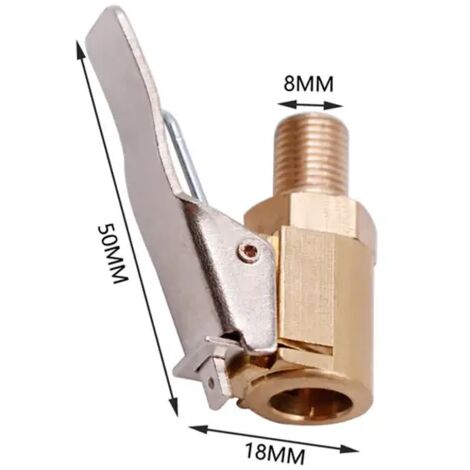 Embout de gonflage pour pompe à voiture, adaptateur de valve de pneu, valve de gonflage de pneu, collier de serrage, accessoire adaptateur, type collier, conversion d'embout-AquaForge