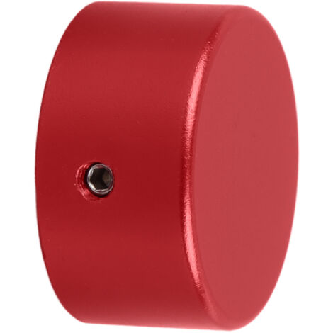 Embout de pédale effet guitare en aluminium antidérapant, couleur rouge pour pédalier