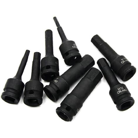 Embout de perçage à percussion hexagonal 12,5 mm H5-H19 pour clé hexagonale