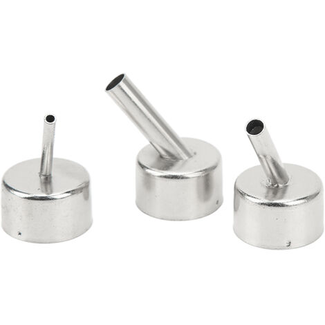 Embout de pistolet thermique 3 pièces en acier inoxydable pour soudure et réparation