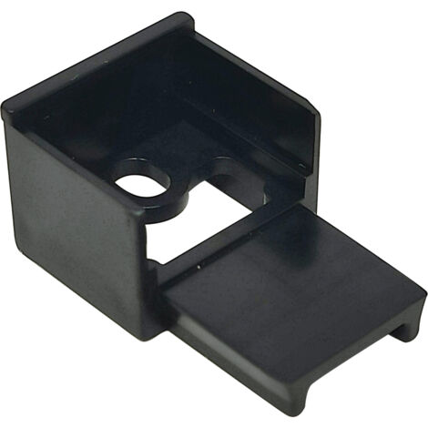 Embout de profil led - Décor : Noir mat - VOKIL