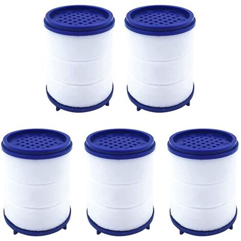 Embout de pulvérisation pour robinet Remplacement du filtre à eau, Adoucisseur d'eau dure pour tête de robinet de cuisine, Cartouches filtrantes de remplacement 5 pièces 3037MM