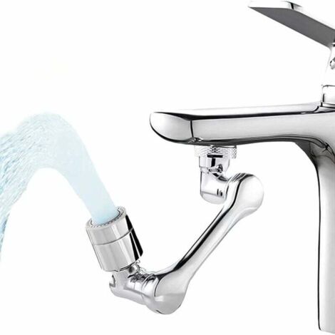 Embout De Robinet Pivotant 1080 Degrés Rotatif Mousseur Régulateur De Jet Rallonge Pour Cuisine