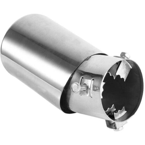 Embout de silencieux d'échappement arrière universel Keenso 62 mm en acier inoxydable