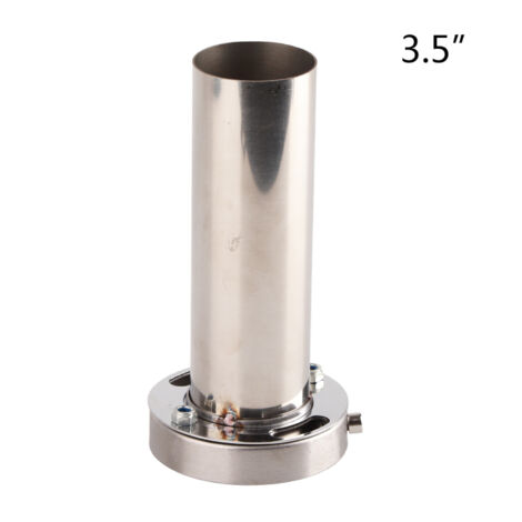 Embout de Silencieux d'échappement Rond Réglable Universel Silencieux Sonore Amovible Silencieux Sonore Amovible (3,5 pouces).