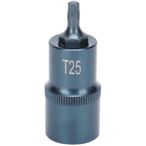 Embout de Tournevis en étoile, Douille Carrée 1/2 Po, Embout de Douille en Acier Allié S2, Matériel D'outils à Main Bleuissant(55mm)