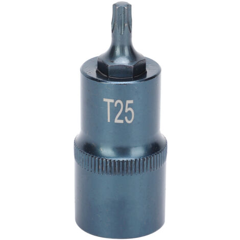 Embout de Tournevis Étoile 1/2 Pouce Carré en Acier Allié S2 pour Clé à Douille - 55mm