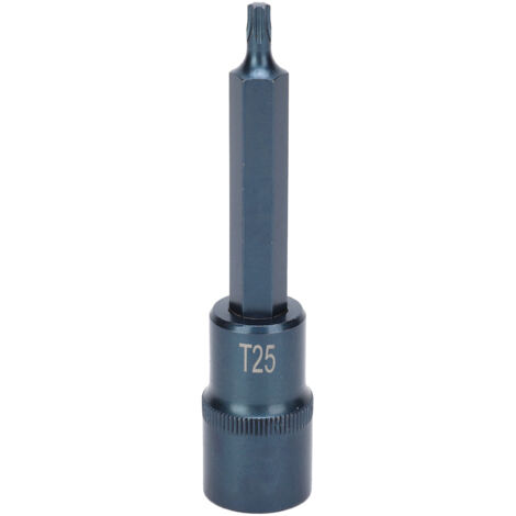 Embout de Tournevis Étoile 1/2 Pouce Carré en Acier Allié S2 pour Clé à Douille Outil 100mm