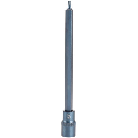 Embout de Tournevis Étoile T25 en Acier Allié S2, Douille Carrée 1/2 Pouce pour Clé