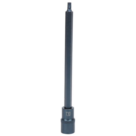Embout de Tournevis Étoile T30 en Acier Allié S2 Antirouille 1/2 Pouce pour Cliquet