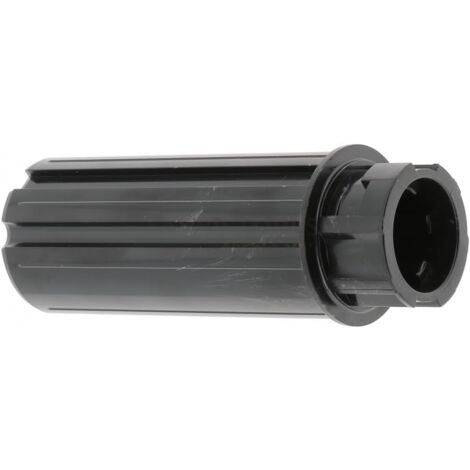 Embout de tube de volet roulant octogonal en PVC noir Fenêtre Sortie Baie vitrée Store, pour tube sortie pour roulement Ø 28 mm ou crabot de 27 mm