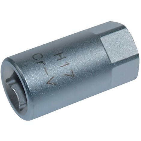 Embout de vidange, chrome vanadium, male, 3/8, 6 pans, 17 mm - AUTOBEST