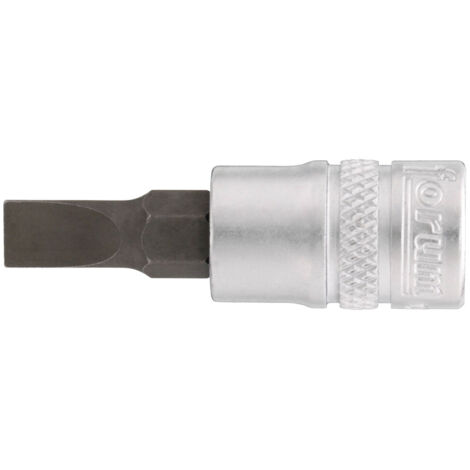 Embout de vissage 1/4'' pour vis à fente, Larg. : de la lame : 5,5 mm, Épais. : de la lame 1,0 mm, Long. 30 mm