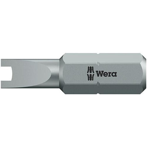 Embout de vissage double pointe pour vis empreinte Snake eyes® 857/1 Z 6 mm x 25 mm - WERA