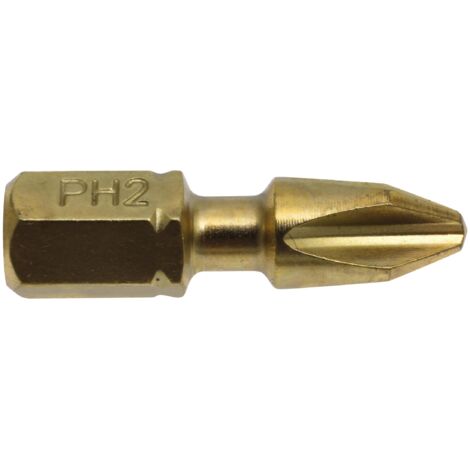 Embout de vissage Impact Gold PH3 25 mm par 2 MAKITA B-28341