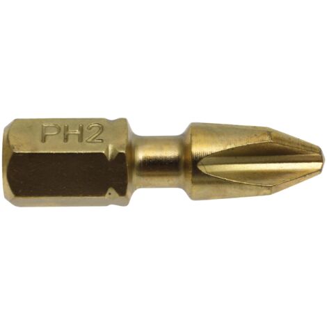 Embout de vissage Impact Gold PH3 25 mm par 2 MAKITA B-28341