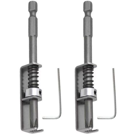 Embout de vissage magnétique PH2, embout de tournevis à ressort, tige hexagonale pour un perçage et un positionnement des vis faciles-AquaForge
