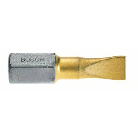 Embout de vissage MAX GRIP pour vis à fente S 1,6x8 25mm - BOSCH - 2607001497