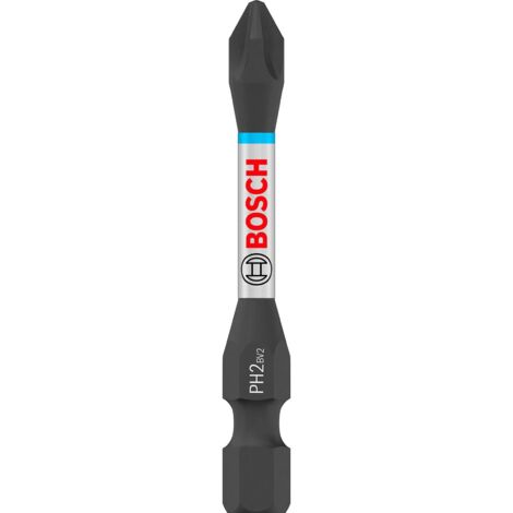 Embout de vissage Phillips Impact Bit PH2 55 mm Bosch PRO 15 pces - 2608522523
