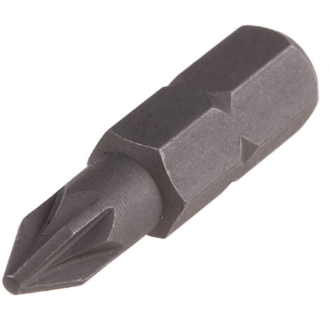 Embout de vissage RS PRO Pozidriv de 10 pièces , PZ1, L. 25 mm, Acier chrome molybdène ( Prix pour Paquet de 10 )