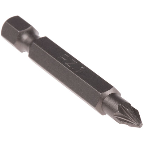 Embout de vissage RS PRO Pozidriv de 10 pièces , PZ2, L. 50mm, Acier chrome molybdène ( Prix pour Paquet de 10 )