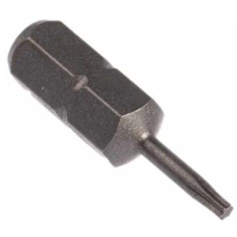 Embout de vissage RS PRO Torx de 10 pièces , T6, L. 25 mm, Acier chrome molybdène ( Prix pour Paquet de 10 )