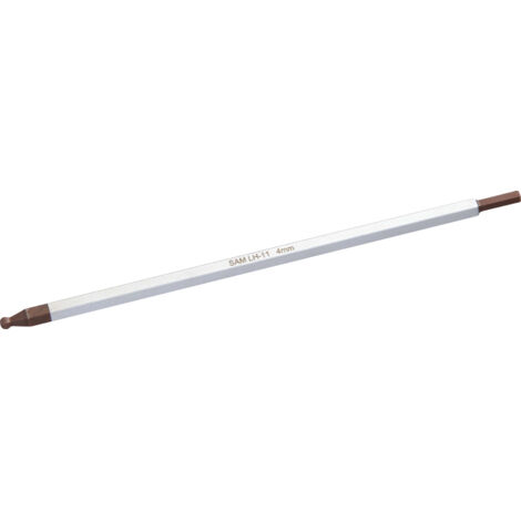 Embout de vissage SAM Hexagonal tête ronde, Taille embout 5 mm, L. 175 mm, Acier chrome vanadium ( Prix pour 1 )