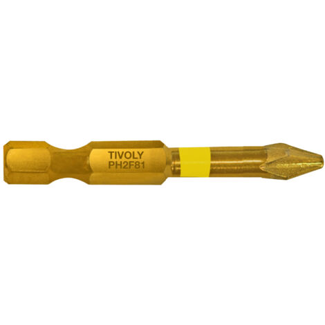 Embout de vissage -Torsion diamant IMPACT -Pour vis Phillips N°: 1-2-3 / L: 50 TIVOLY - 11523820001