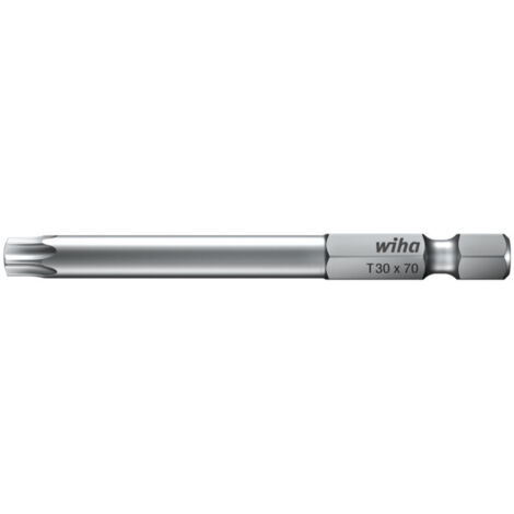 Embout de vissage torx - Empreinte : T25 - Longueur : 70 - WIHA