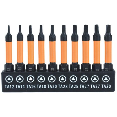 Embout de vissage triangulaire durable pour diverses vis à tige hexagonale-AquaForge