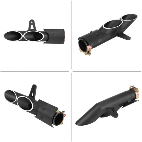 Embout d'échappement double pour moto YZFR6 et Suzuki GSXR