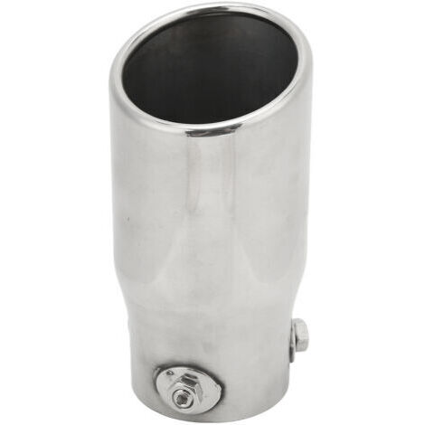 Embout d'échappement en acier inoxydable, entrée 63mm, sortie 76mm, longueur 150mm, universel pour voiture