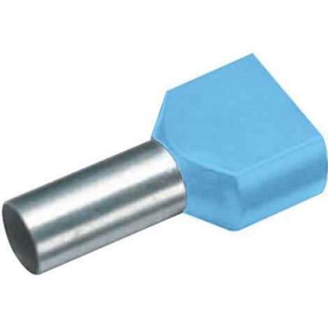 Embout double d'extrémité de câble Vogt Verbindungstechnik 470208D 0.75 mm² x 8 mm partiellement isolé bleu 100 pc(s) D77820
