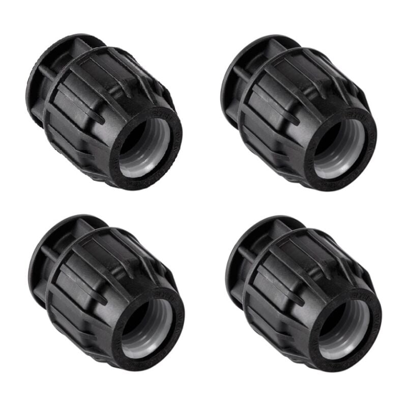 Lot de 4 Bouchon compression pour tuyau 63mm. Produit certifié aenor utilisé pour boucher les tuyaux pe 63 mm