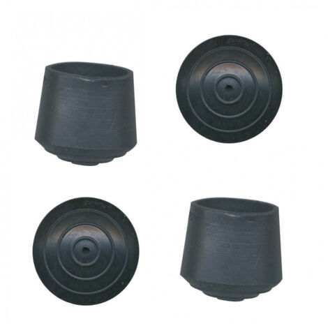 Embout enveloppant caoutchouc noir PVM Diam10mm x8
