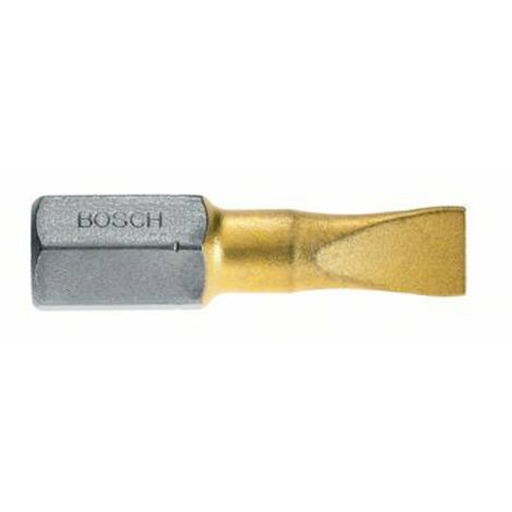 Embout fente Bosch MAX GRIP S 1,6x8 mm, 25 mm, tige 1/4" hex