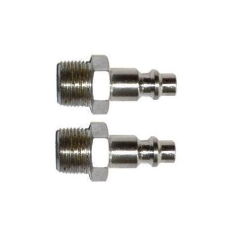 Embout filetage 3/8 male lot de 2 pieces, france, us,