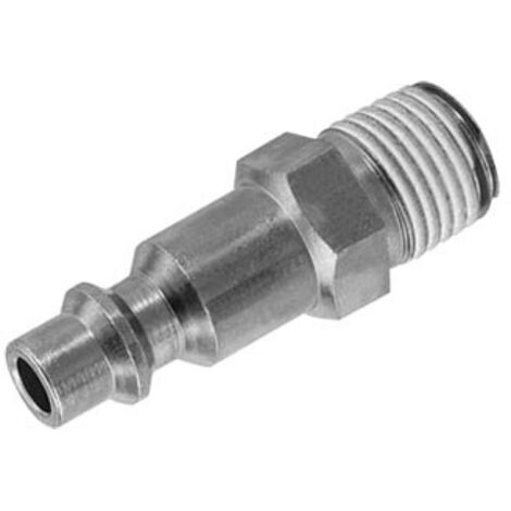 embout filete male air comprime irp 08, filetage 1/4 pouce gaz